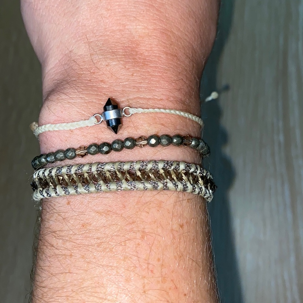 3 Pura Vida Bracelets. Very Good Condition